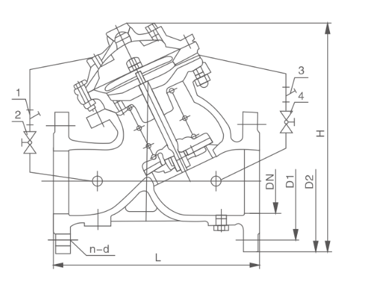 多(duō)功(gōng)能水泵控製閥(圖1) 多功能水泵控製閥(圖1)