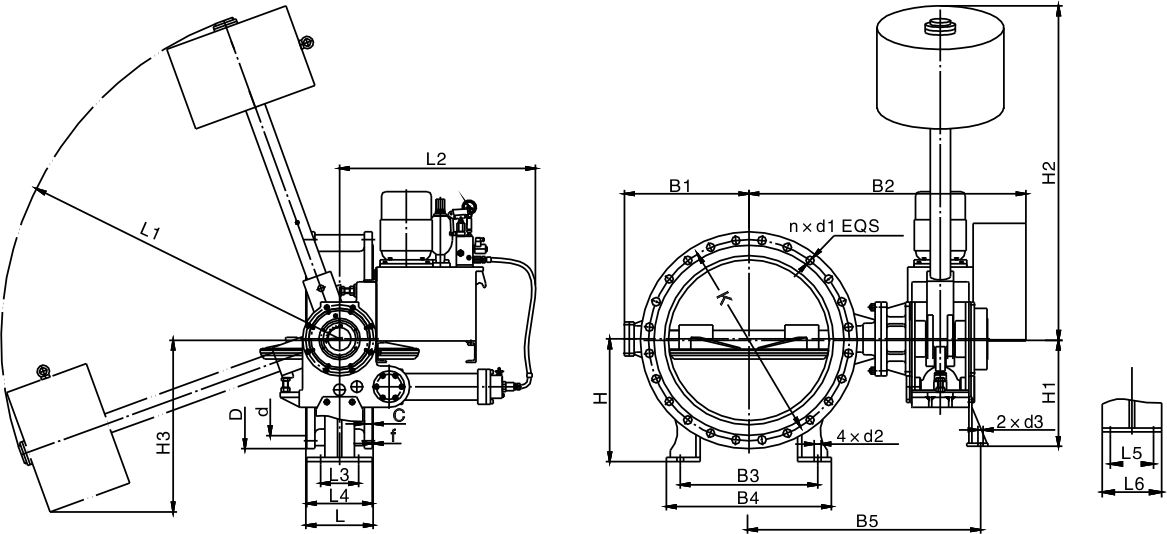 Hydraulic controlled slow closing check butterfly valve(圖1)