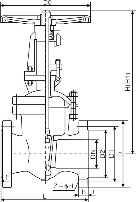 CNS wedge gate valve(圖1) CNS wedge gate valve(圖1)